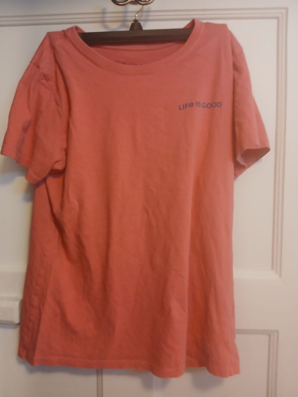 Life is Good Womens S Pink Shirt